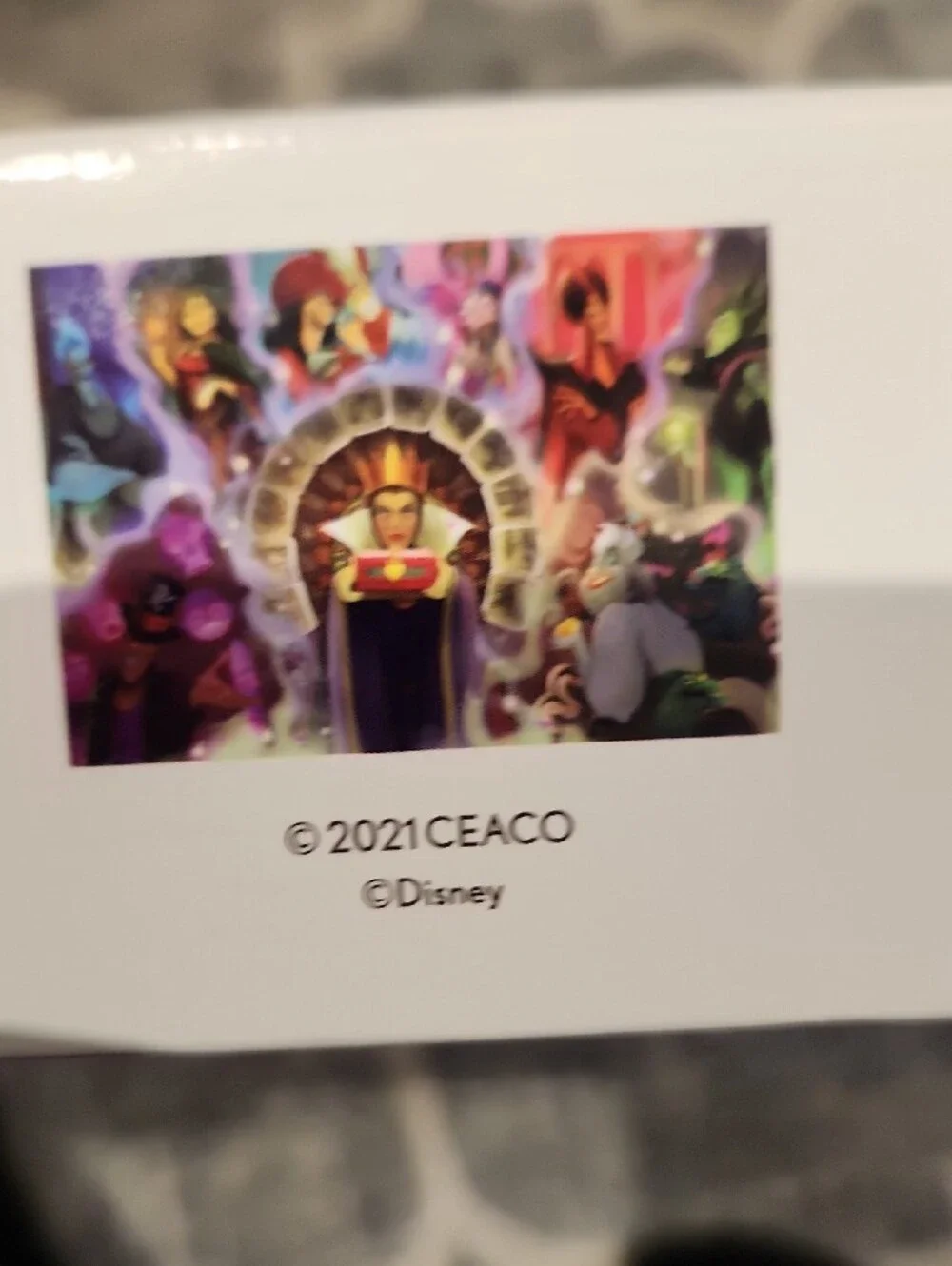 Disney Villains Puzzle — Purple, Red, Green, Blue, Black 2000 Pcs Ages 12+